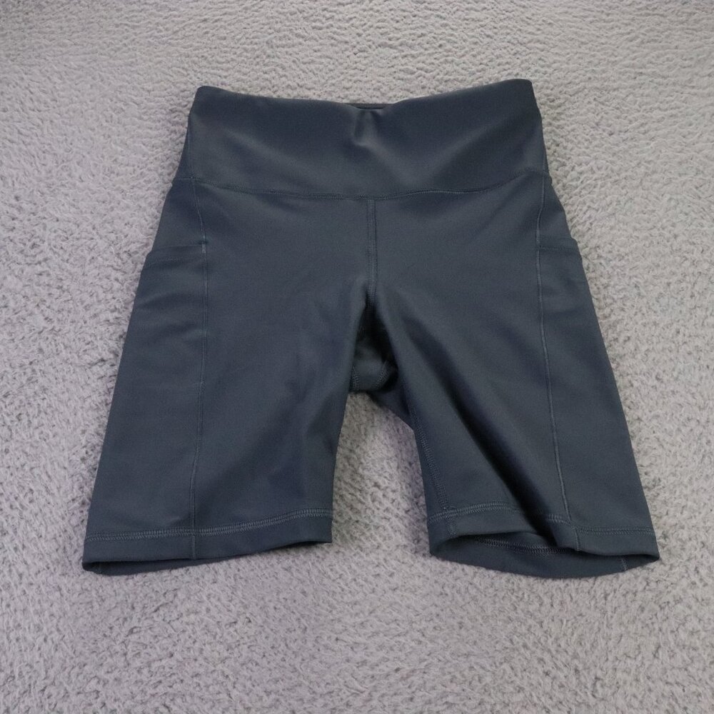 Athleta Interval Stash 7'' Shorts Womens XS Gray Athletic Pull On Gym Workout - Picture 1 of 9